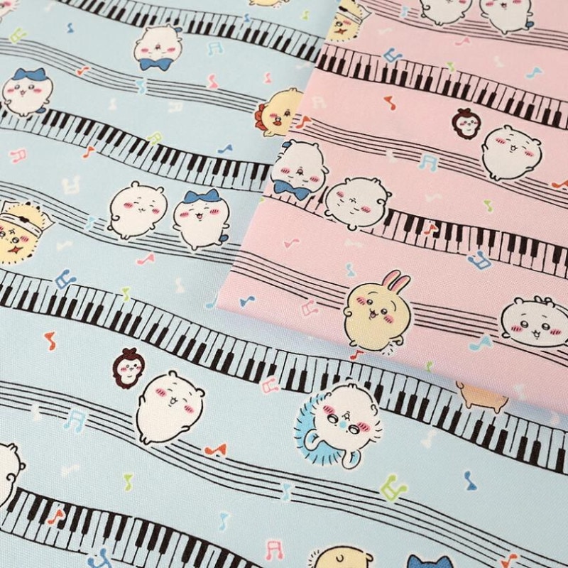 ちいかわ ミュージック柄 オックス 50cm単位
