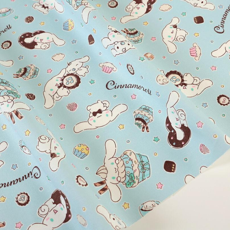 サンリオ シナモロール スイーツ柄 オックス 50cm単位