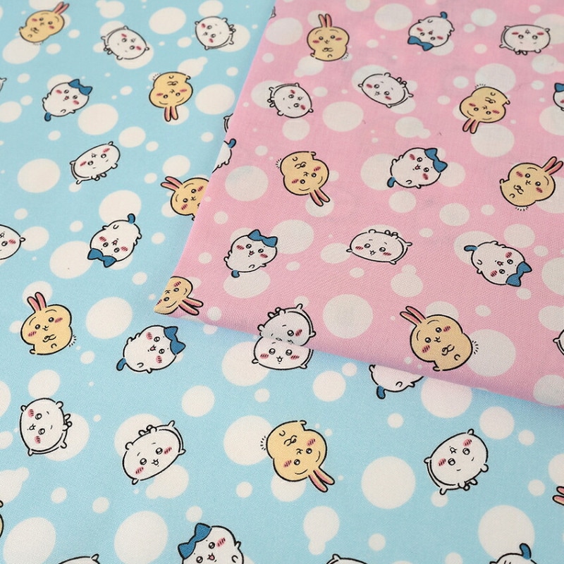 ちいかわ ドット柄 シーチング 50cm単位