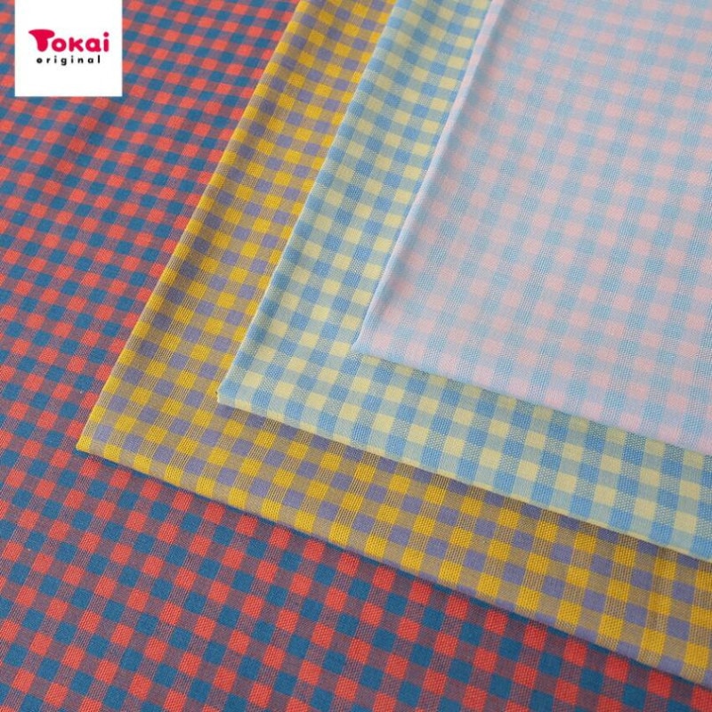 T/C先染めブロックチェック 50cm単位