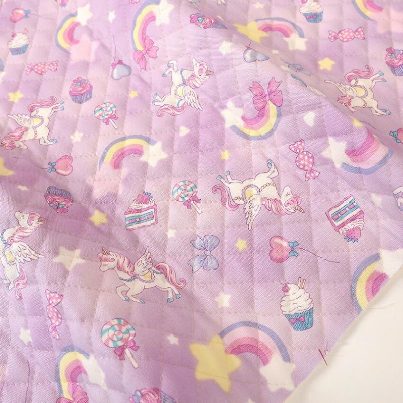お気に入りシリーズ レインボーユニコーン オックスキルト 50cm単位