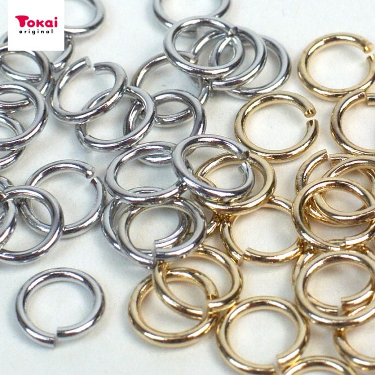 CraftCafe 丸カン1.2×8mm 5g　ゴールド/シルバー