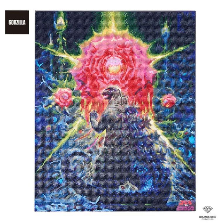 ダイヤモンドフィックス　ゴジラシリーズ『ゴジラVSビオランテ』 DF45-GZ001/ 40×50cm