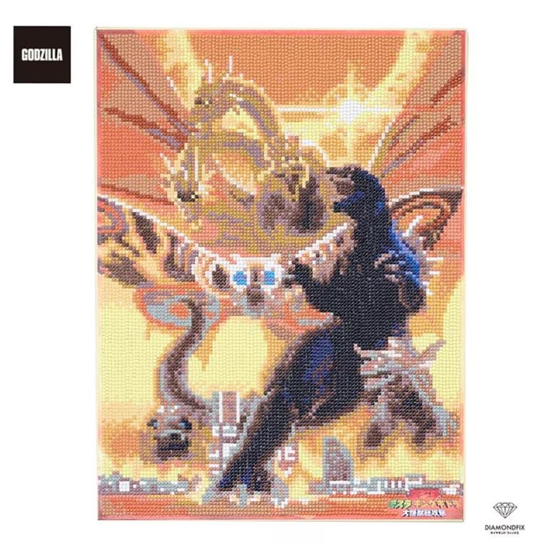 ダイヤモンドフィックス　ゴジラシリーズ 大怪獣総攻撃 DF34-GZ002/30×40cm