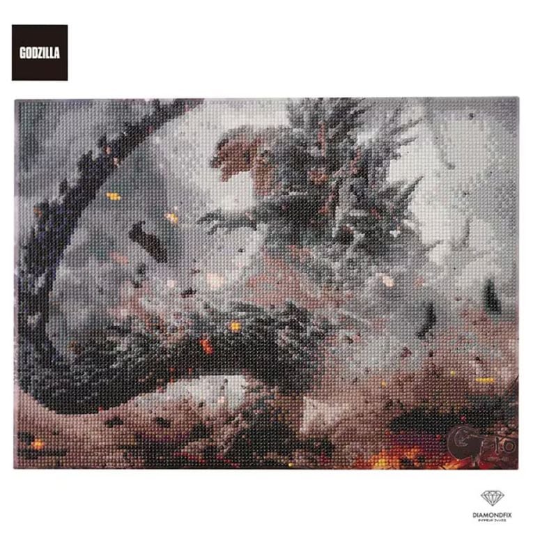 ダイヤモンドフィックス　ゴジラシリーズ ゴジラ -1.0 DF34-GZ003/30×40cm