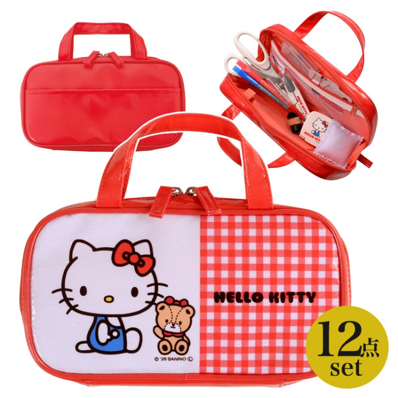 裁縫セット サンリオ ソーイングセット ハローキティ No.18830 ファスナーバッグ