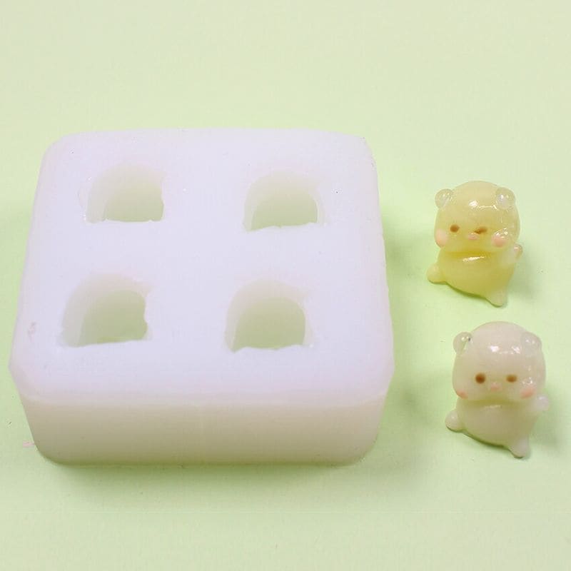 レジン型　シリコンモールド 小猪No.3