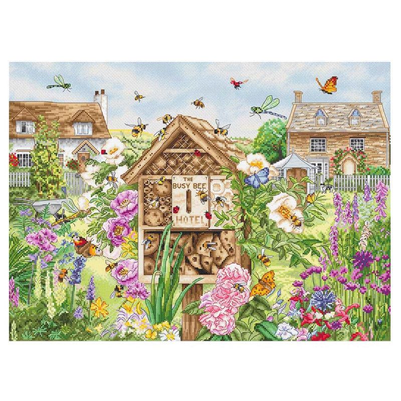 【在庫限り】輸入刺繍キット クロスステッチ LETISTICH Busy Bee Hotel L8104