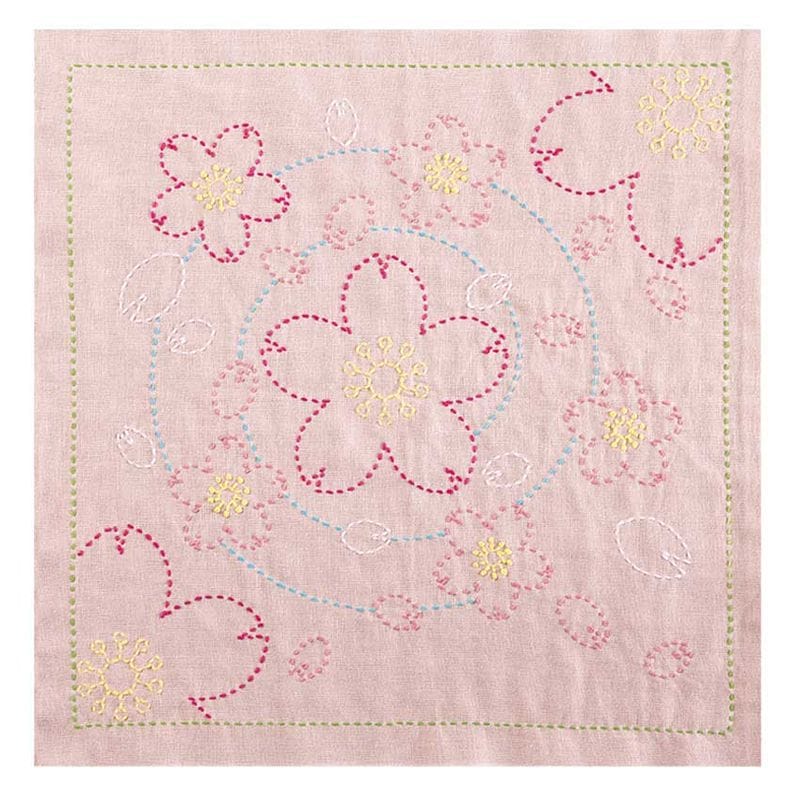PAZUKI パズキ 刺繍 パッチワーク ストール 花柄 フラワー パステル