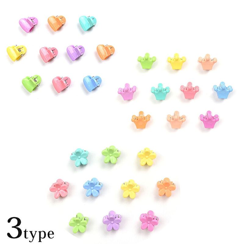 ミニヘアクリップ 色アソート MRP-119～281