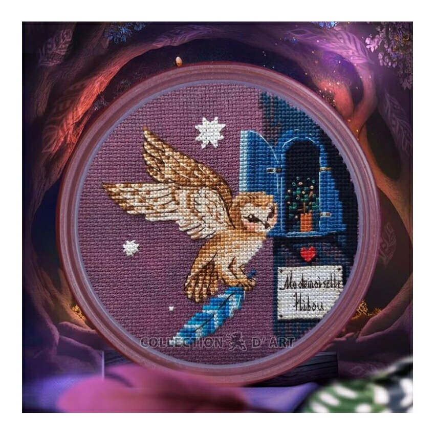 刺繍 輸入キット クロスステッチ RTO Feather for fairy tales C70001