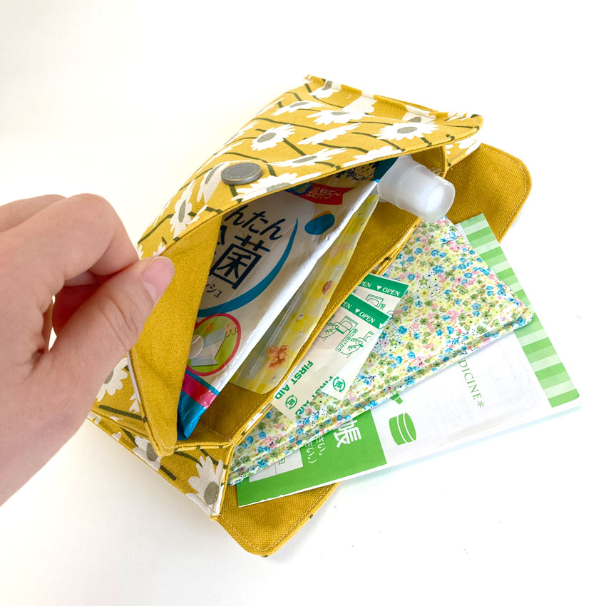 作り図 かんたんマチ付 ぺたんこポーチ | 55円作り図 | 手芸用品の