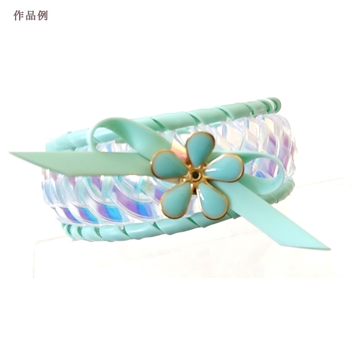 メタルパーツ エポフラワー足付き中