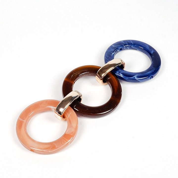 アクリルフープ 丸 約40mm MIX