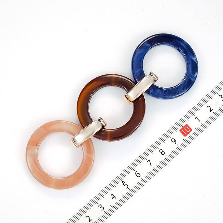 アクリルフープ 丸 約40mm MIX