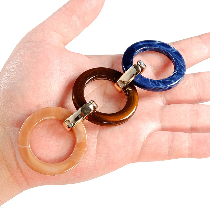 アクリルフープ 丸 約40mm MIX