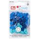 Prym プリム カラースナップ 12.4mm スター 星 アソートカラー 30組 