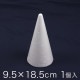 円すい型スチロール 9.5×18.5cm 1ヶ入り