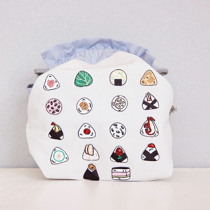ご当地おにぎりワッペン シール・アイロン接着両用ワッペン 刺繍 | ち