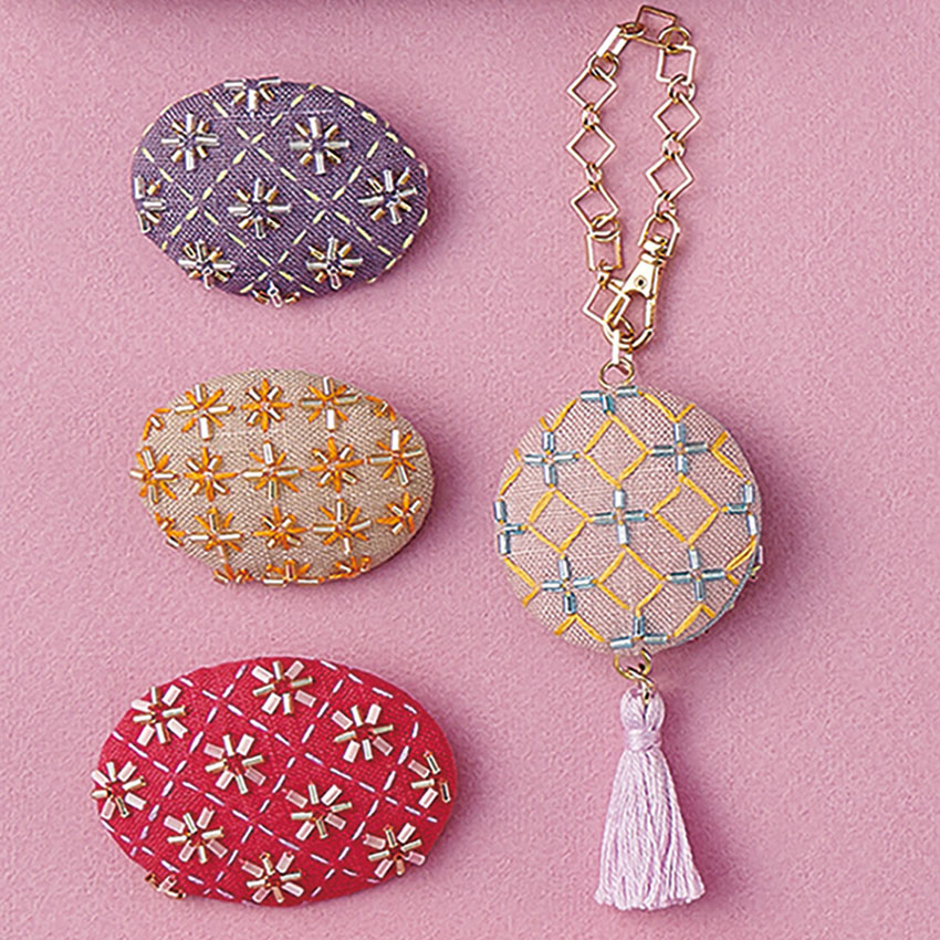 刺繍 刺しゅう用具・用品 クロバー ビーズ刺し子テンプレート 57-784