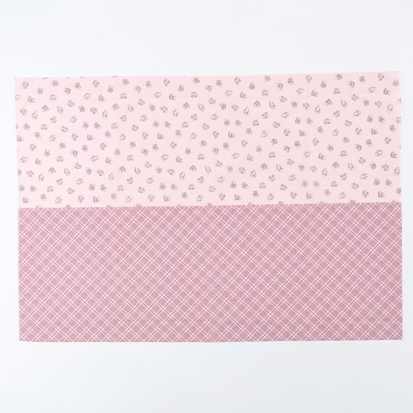 ちいさな世界のちいさな生地×milk latte うさちゃん ローン 34×50cm カットクロス