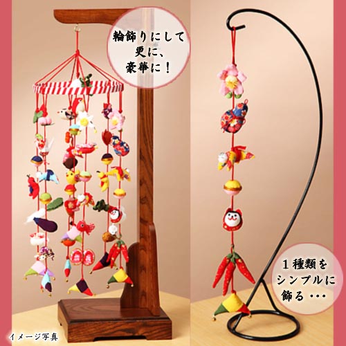 京ちりめん下げ飾り 福を呼ぶ