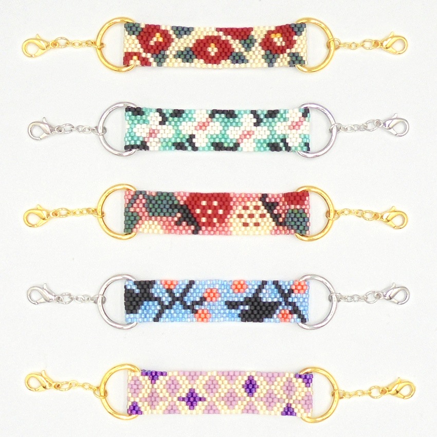 【お買い得品】京・西陣柄マスク留め しっぽう PB-212