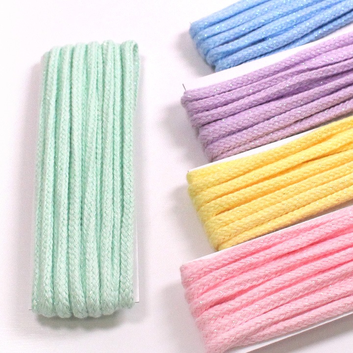 COLOR CORD 制菌加工 オーロララメ 太 3m | ひも | 手芸用品の卸売り