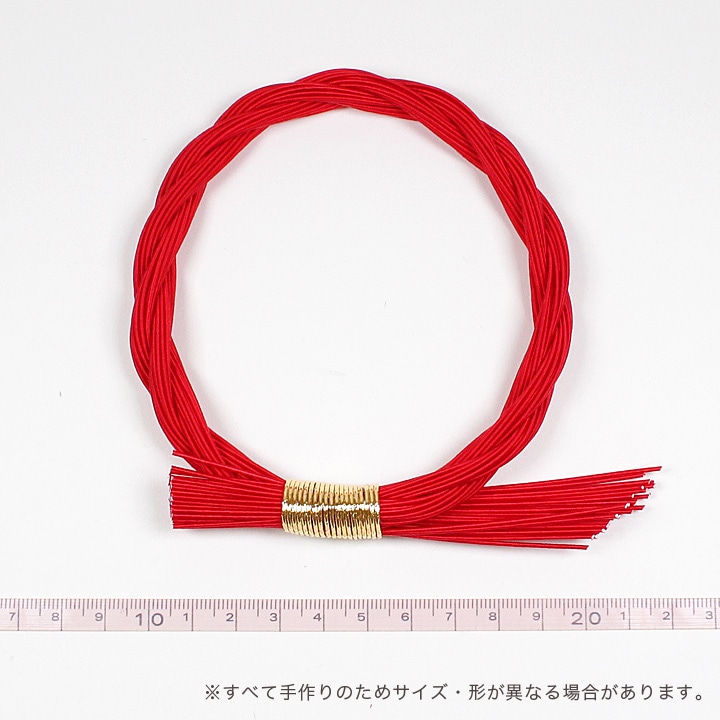 水引パーツ しめ飾り ねじり 赤/紺/白 | ベース材料 | 手芸用品の