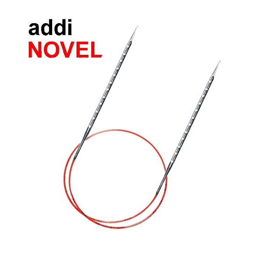 addi メタル輪針 NOVEL 80cm(2.00mm(0号)～3.50mm(5号)) 717-7