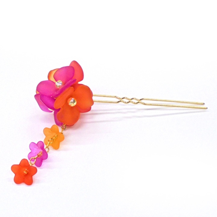 ビーズキット 京・花手まり かんざし カランコエ BK100