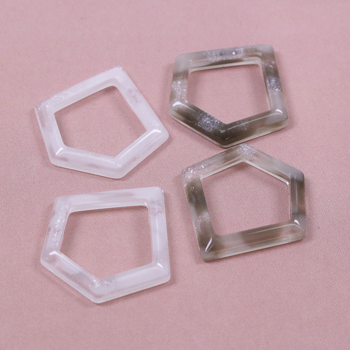 ポリパーツ フープ 五角 約25×25 2ヶ