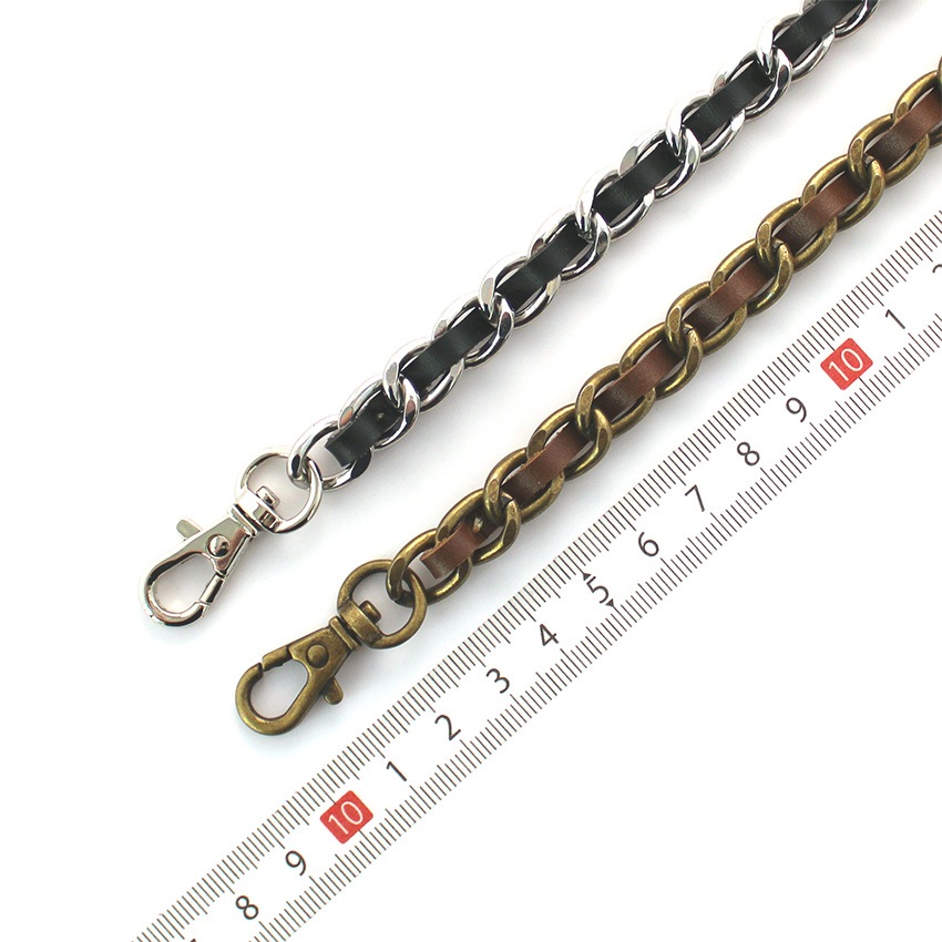 合皮チェーン持ち手 40cm 1本手