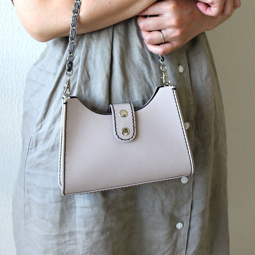 合皮チェーン持ち手 40cm 1本手