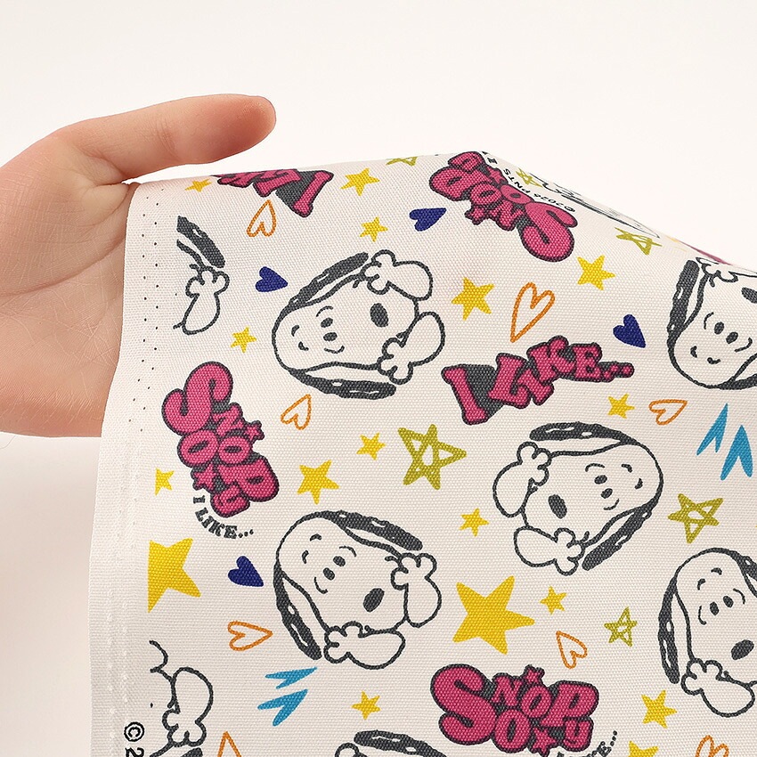 ピーナッツ　スヌーピー ピーナッツ スヌーピー アイライクフェイス オックス 50cm単位