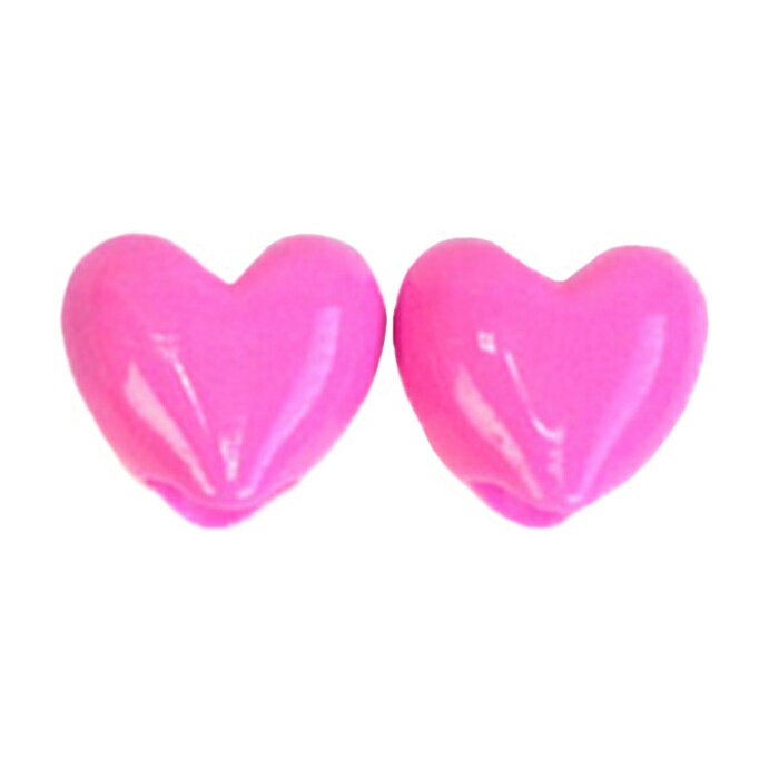 CraftCafe ゆめふわ ハート形 ループエンド 2個入り