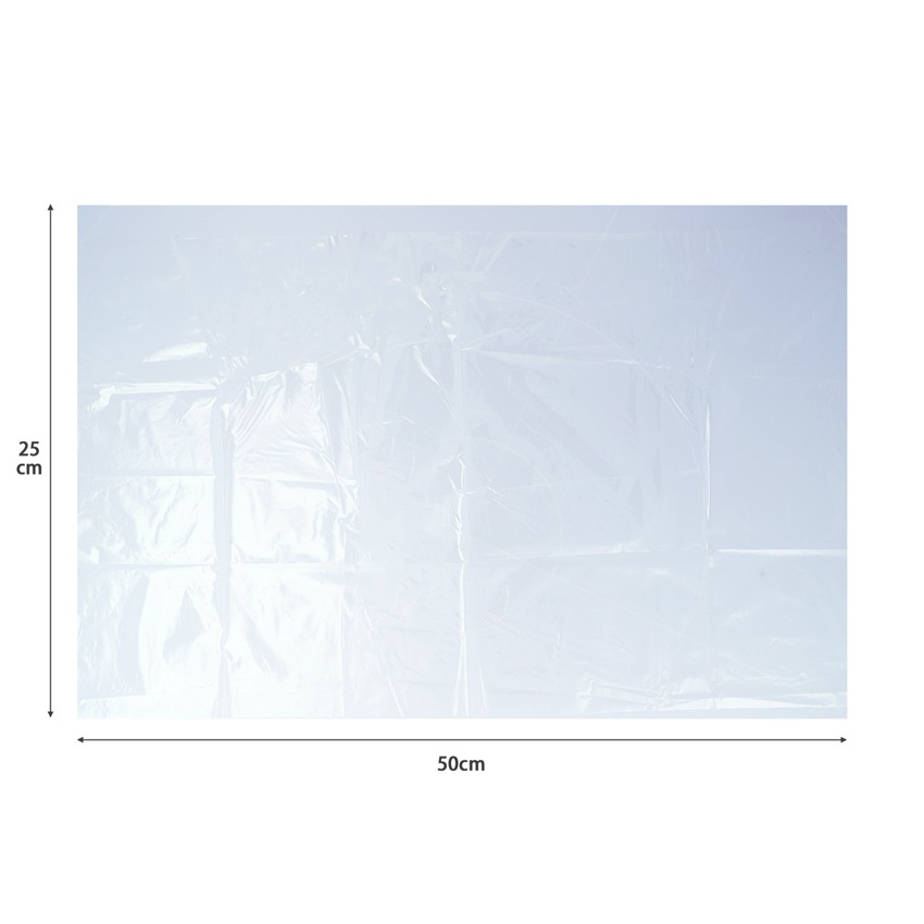 刺しゅう用クリアシート　のり無し水溶性 25×50cm NUIT-09