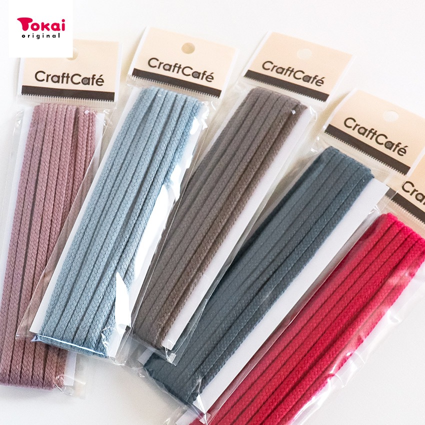 CraftCafe カラーコード 太 3m くすみカラー | ひも | 手芸用品の