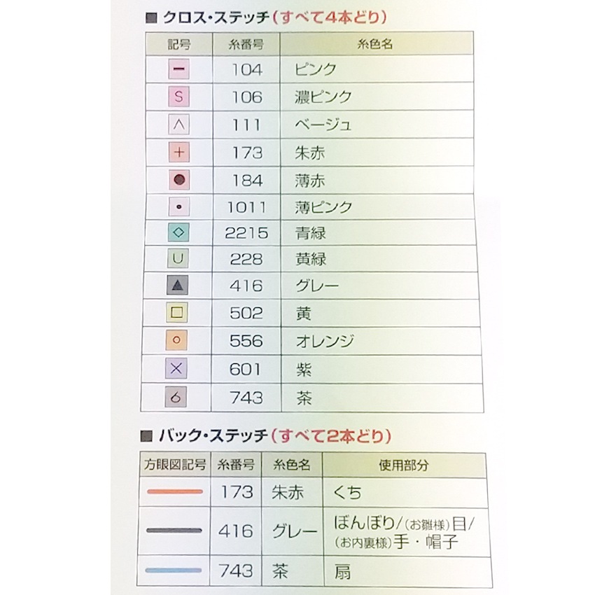 クロスステッチキット オリムパス かわいいひなまつり 華やか雛まつり