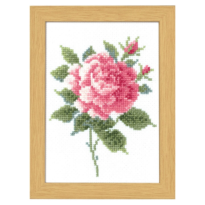 12か月の花　クロスステッチ完成品12枚セット マリー・カトリーヌ　コレクション クロスステッチキット 12ヶ月の花フレーム マリーカトリーヌ