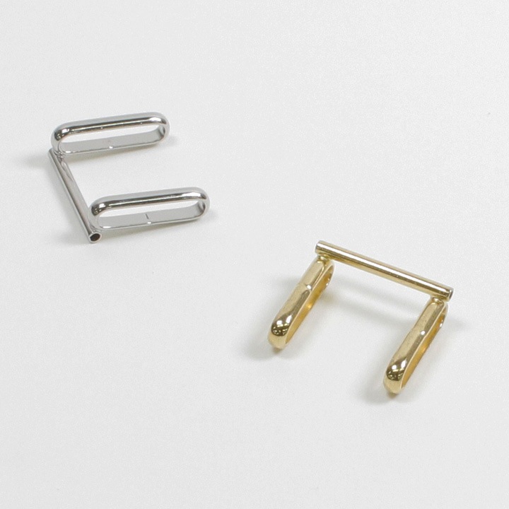 帯留めパーツ パイプ型 17×20mm | アクセサリーパーツ・金具 | 手芸