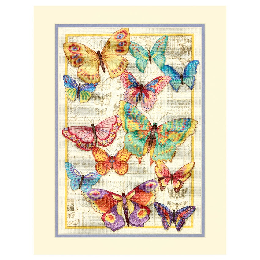 輸入刺しゅうキット Dimensions（ディメンジョンズ) Butterfly Beauty