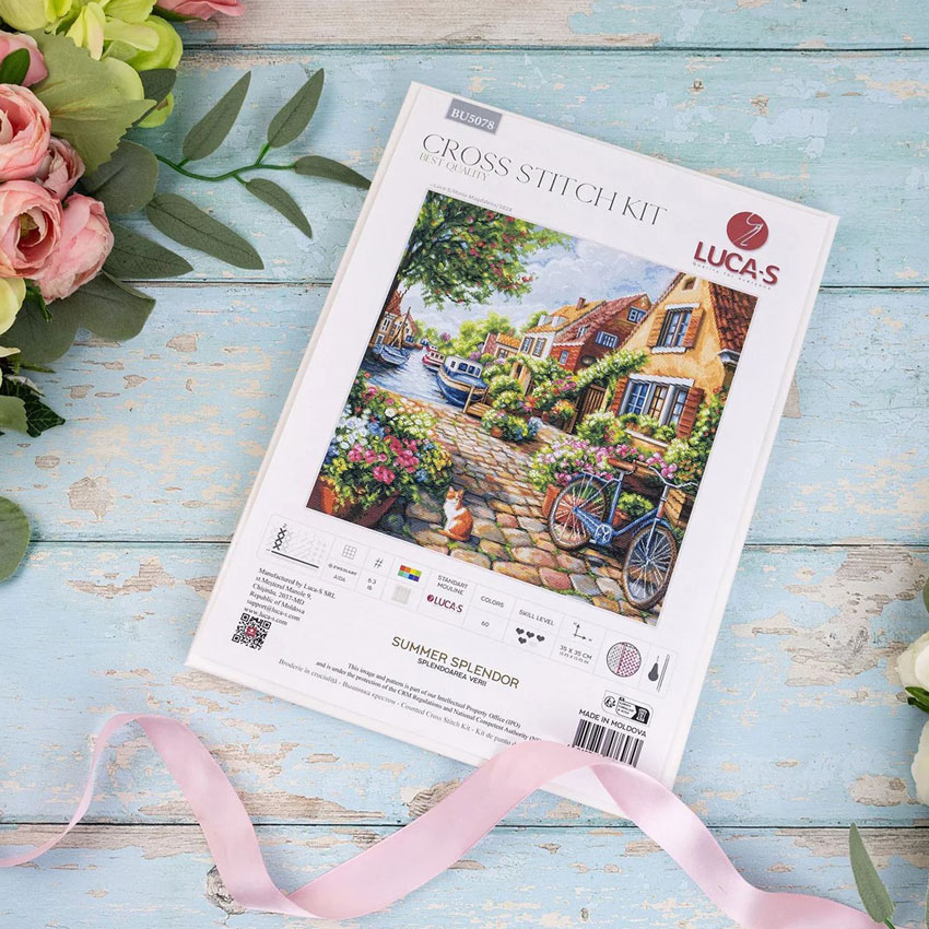 刺繍 輸入キット Luca-s SUMMER SPLENDOR BU5078