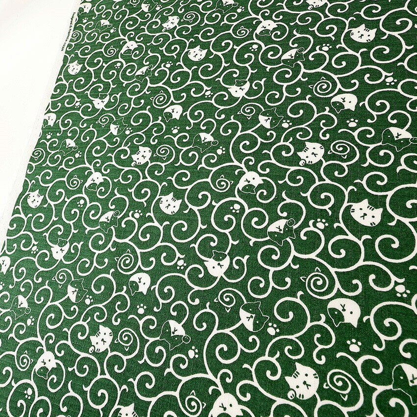 福福 唐草ねこ サザンクロス 50cm単位