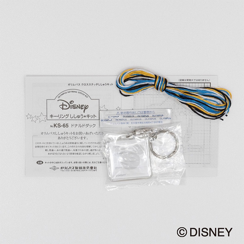 クロスステッチキット オリムパス Disney キーリング ドナルドダック