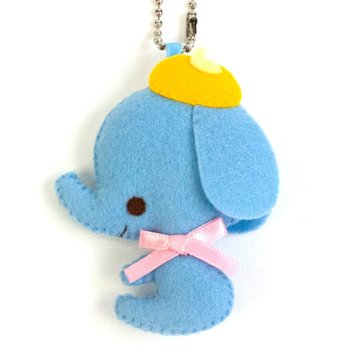フェルトキット ますこっちょ ぞう | バッグチャーム | 手芸用品の
