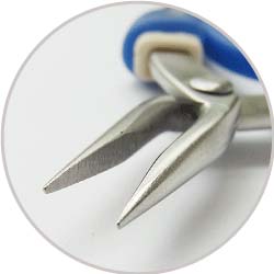 ビーズ　工具類　便利用具　ステンレスヤットコ 標準(ラバーグリップ)