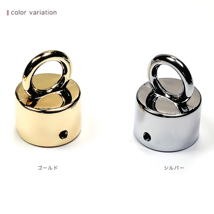 カツラ金具 ラウンド