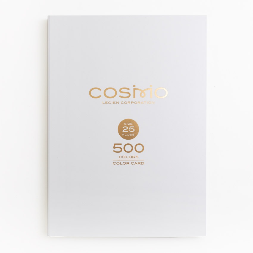 COSMO刺しゅう糸 見本帳 No.1501 （25番糸 実物色見本） | 糸見本帳