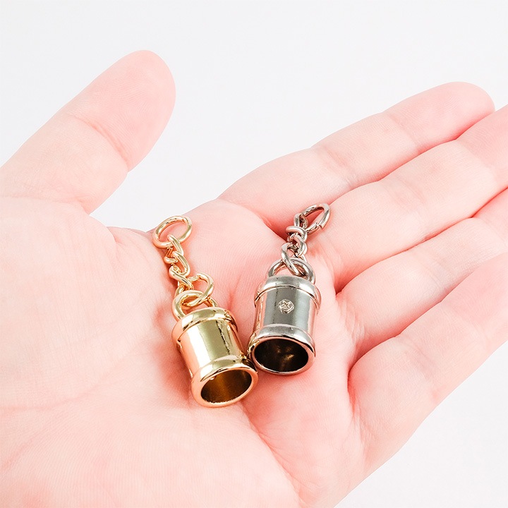 カツラ金具 ラウンド チェーン付